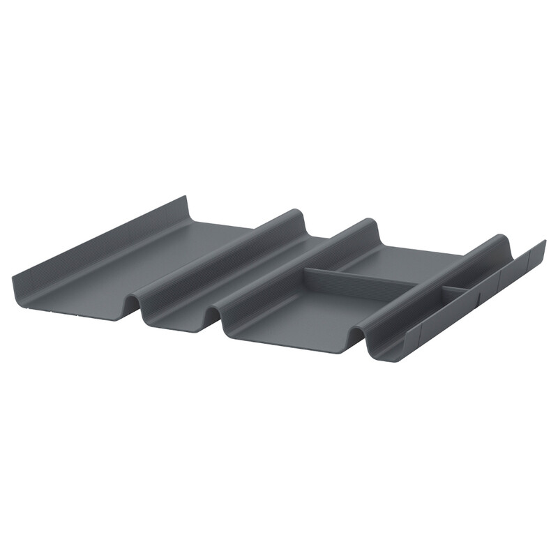 

Generic Drawer Insert With 6 Compartments Anthracite 44X37cm