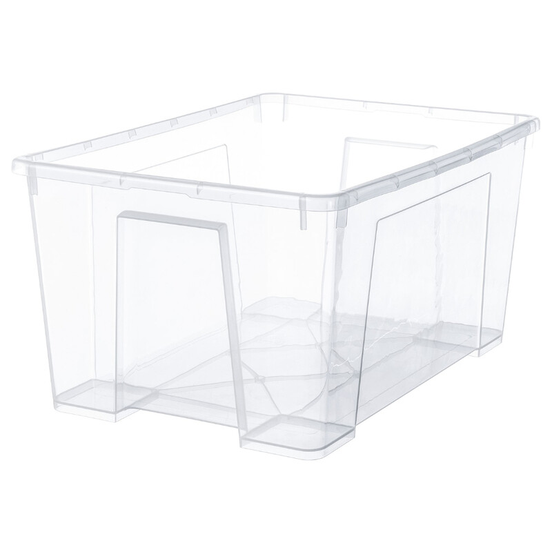 Box Transparent 56X39X28cm/45 L