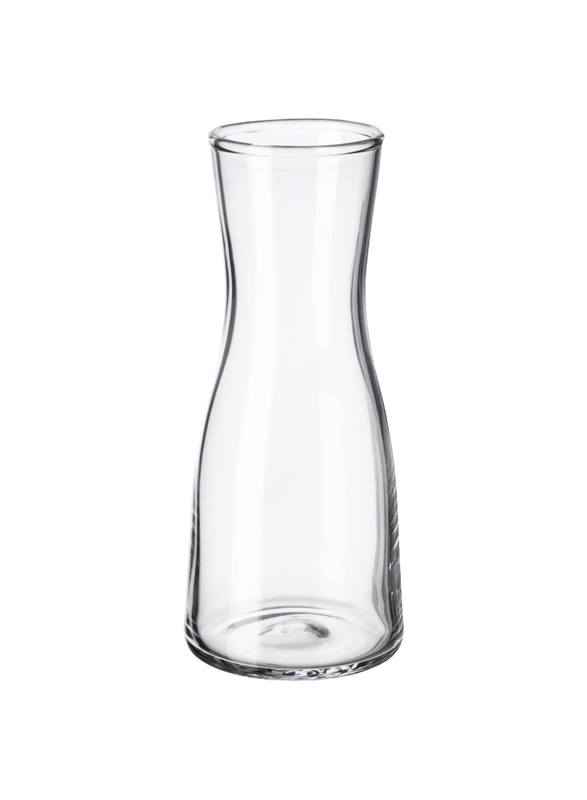 Vase, clear glass, 14 cm