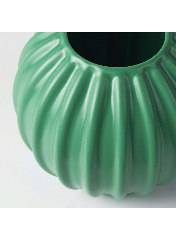 Vase, green, 15 cm