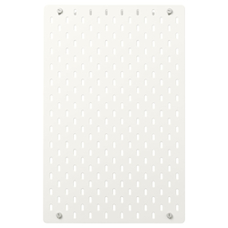 Pegboard Suit Your Needs And Create A Personal Storage White 36X56cm