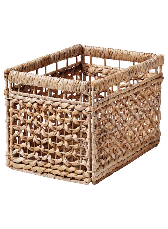 

Tating Basket, water hyacinth/natural, 35x25x25 cm