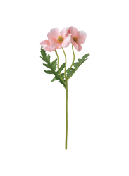 Artificial flower, in/outdoor/Poppy pink, 27 cm