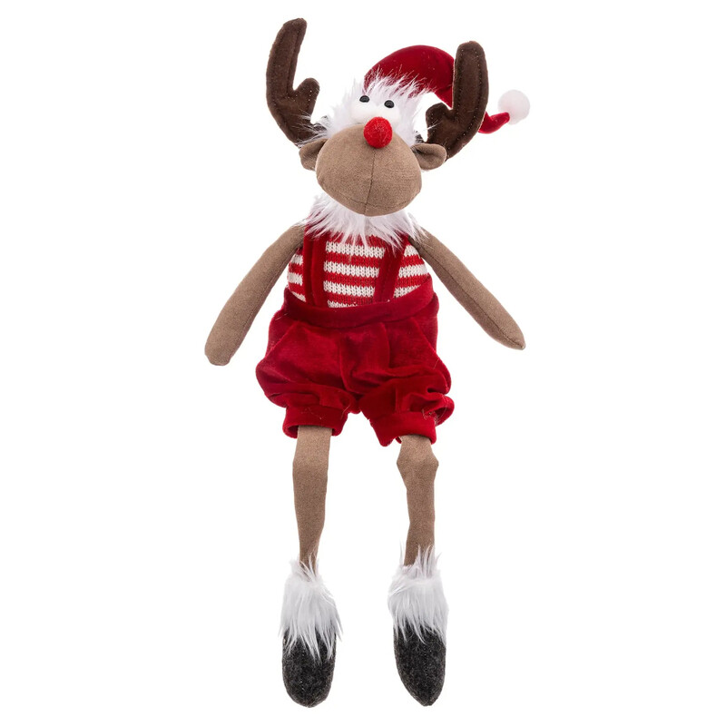 

Generic Christmas Atmosphera Reindeer In Jumpsuit (15 x 13 x 52 cm)
