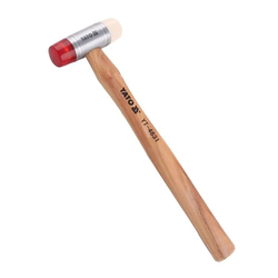 YATO PU & Nylon Head Mallet 28mm Wooden Handle YT-4631