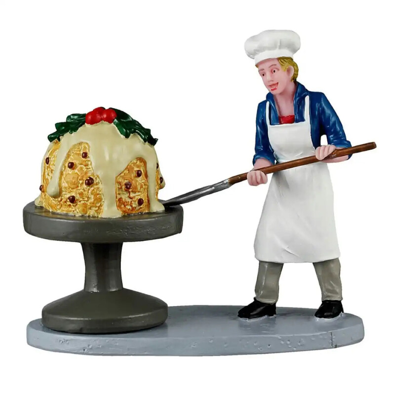 

Generic Christmas Lemax Resin Biggest Christmas Pudding Decoration (6.8 cm)