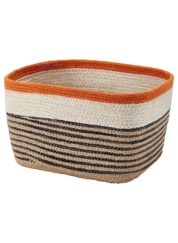 

Mavinn Basket, striped multicolour, 30x25x20 cm