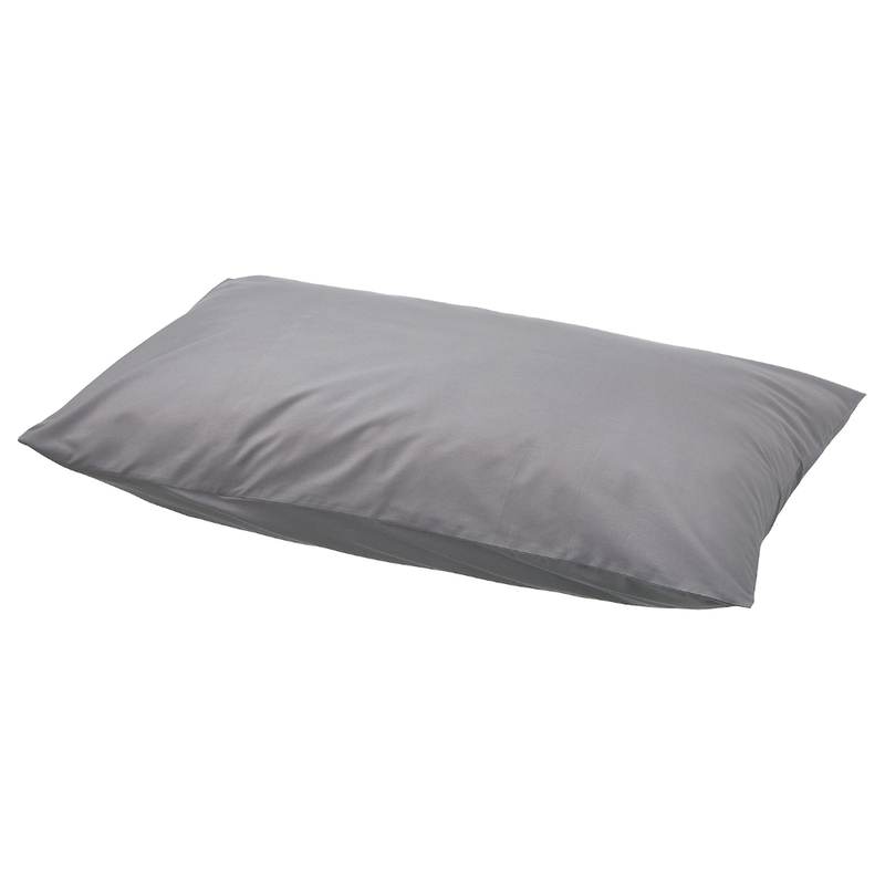 Pillowcase Feels Crisp And Cool Against Your Skin Grey 50X80cm