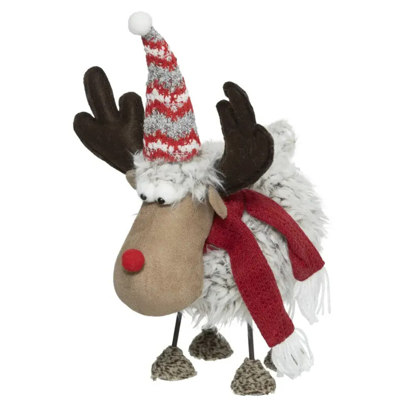 

Generic Christmas Atmosphera Round Deer Decorative Plush (36 cm)