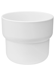 Plant pot, in/outdoor white, 12 cm