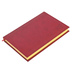 FIS Golden A5 Diary 2024 (Arabic/English) Maroon - FSDI26AEG24MR