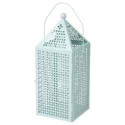 GOKVALLA Lantern for block candle, 41x16x16 cm