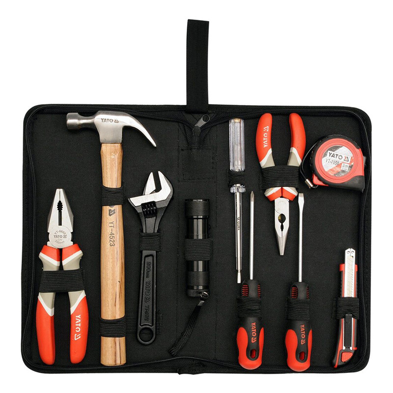 

YATO Tool Set 10pcs in Pouch YT-39002