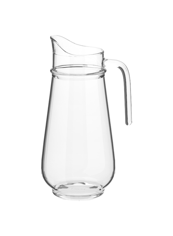 Jug, clear glass, 1.7 l