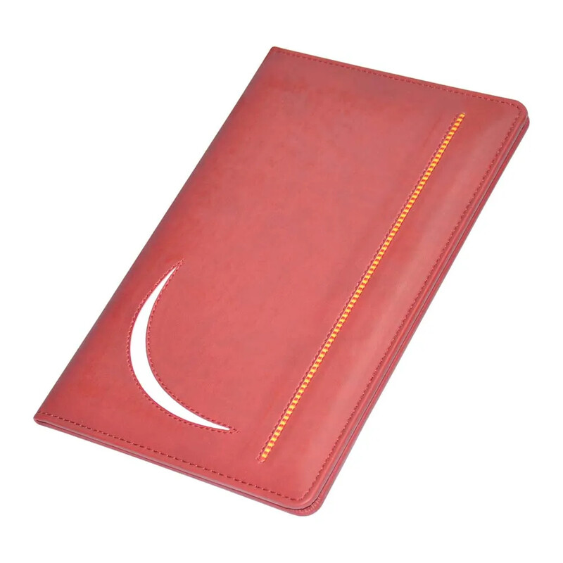 

Generic Bill Folders Maroon Color, Italian PU Covers, Round Corners, 150 x 245 mm - FSCLBF16MR