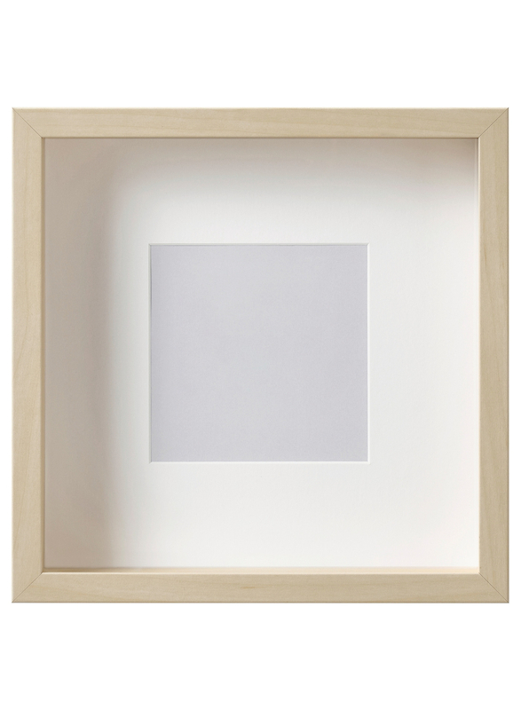 Frame, birch effect, 25x25 cm