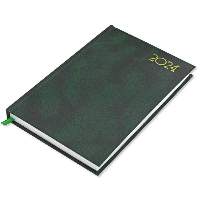 FIS A5 Diary 2024 Green (French) - FSDI29FR24GR