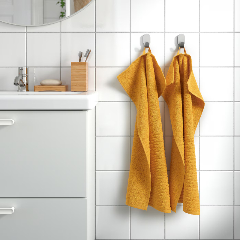 Hand towel, golden-yellow, 40x70 cm