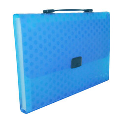 FIS Expanding Files Plastic 13 Pockets Blue Color, F/S (210 x 330 mm) Size - FSPG1301BL