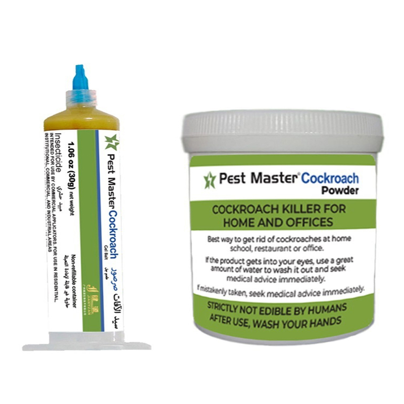 Pest Master Cockroach Gel Bait 30Gram Tubes With Cockroach Powder 100g Roach Control