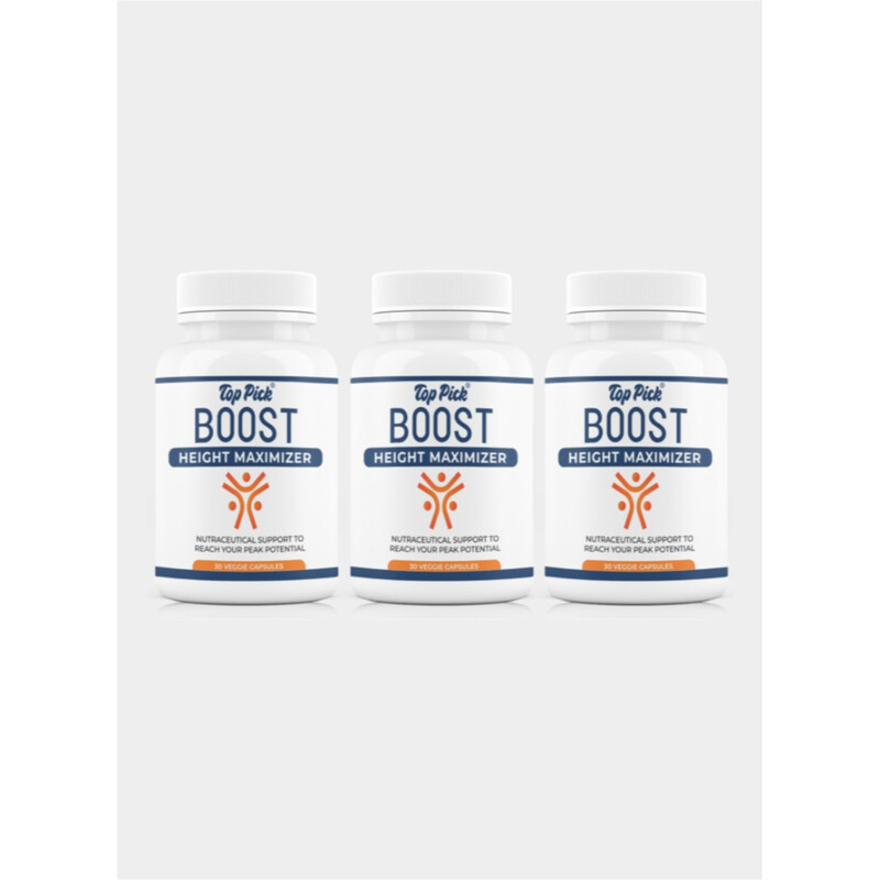 

Top Pick Boost Height Maximizer Nutraceutical Support 30 Caps Pack of 3