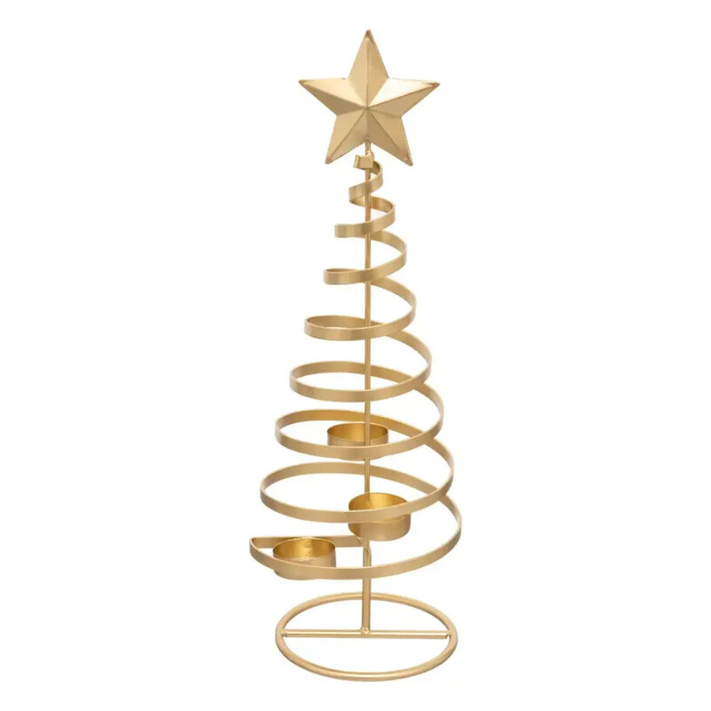 

Generic Christmas Atmosphera Tree Candle Holder (40.5 cm, Gold)