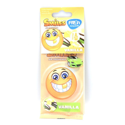 Air Freshner Smiles Vanilla 14349 Freshway