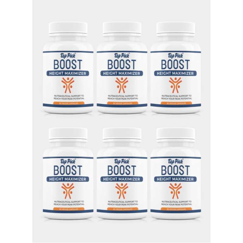 

Top Pick Boost Height Maximizer Nutraceutical Support 30 Caps Pack of 6