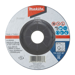 Makita Cutting Disc Metal 4.5 Inch A-83593