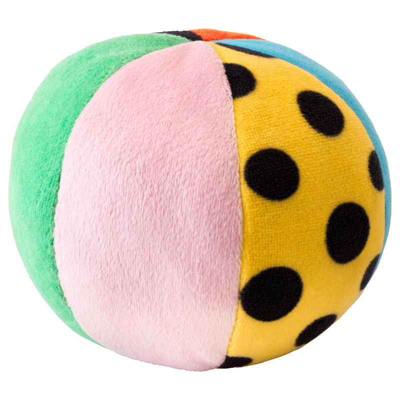 

Generic Soft Toy Ball Easy To Grasp With Small Hands Sharp Multicolour