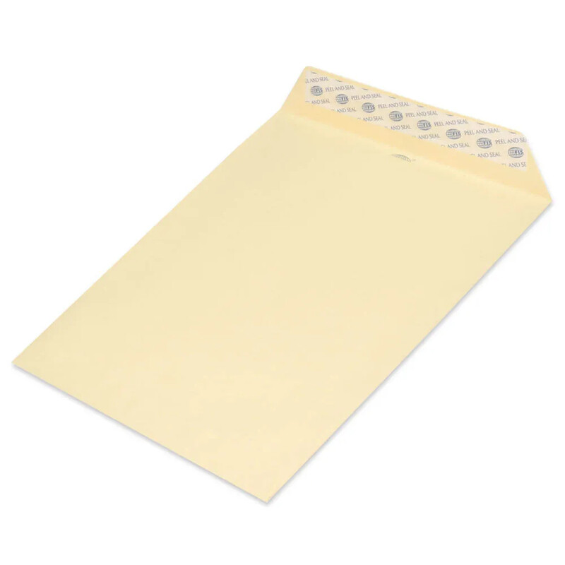 

Generic FIS Pack of 50 Pastel Color Envelopes, 80 GSM, Peel & Seal, Size C5(229 X 162mm) Color Pastel Cream