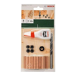 Wooden Dowels Set 8x30mm 32Pcs 2609255306