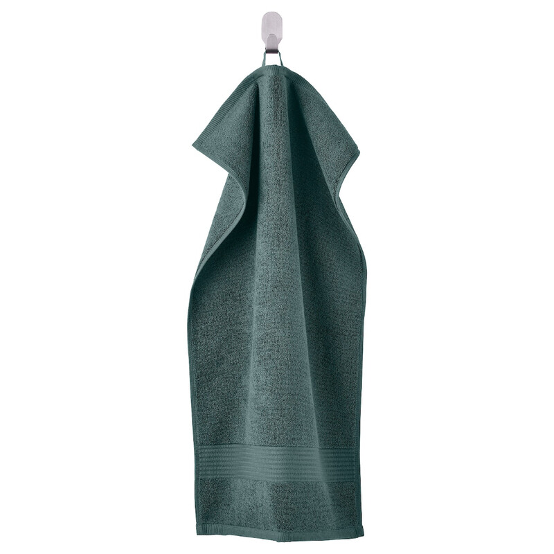 

Generic FREDRIKSJON Hand towel, grey-turquoise, 40x70 cm