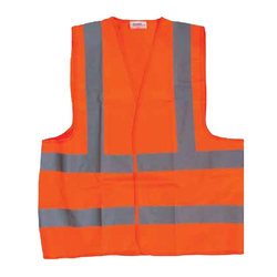 Starex Safety Vest Orange XXL w/4 Cloth Reflective Tape 120GSM ST22225