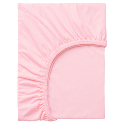 Fitted Sheet Pink 80X130cm