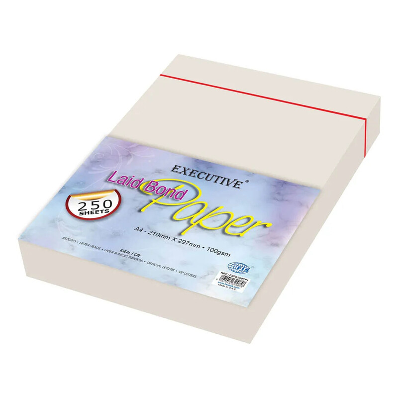 

Generic FIS Executive Laid Bond Paper, 250 Sheets, 100 gsm, Coral Pink Color, A4 Size - FSPA250CPI