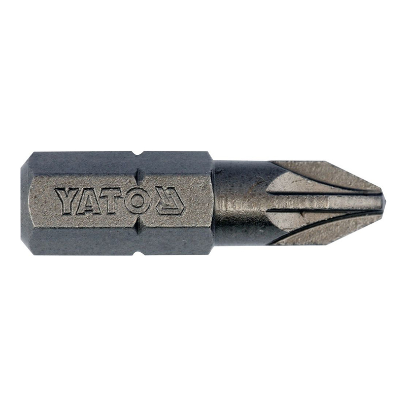 YATO Screwdriver Bits 1/4"x25mm PZ2 10pcs/Box YT-78135