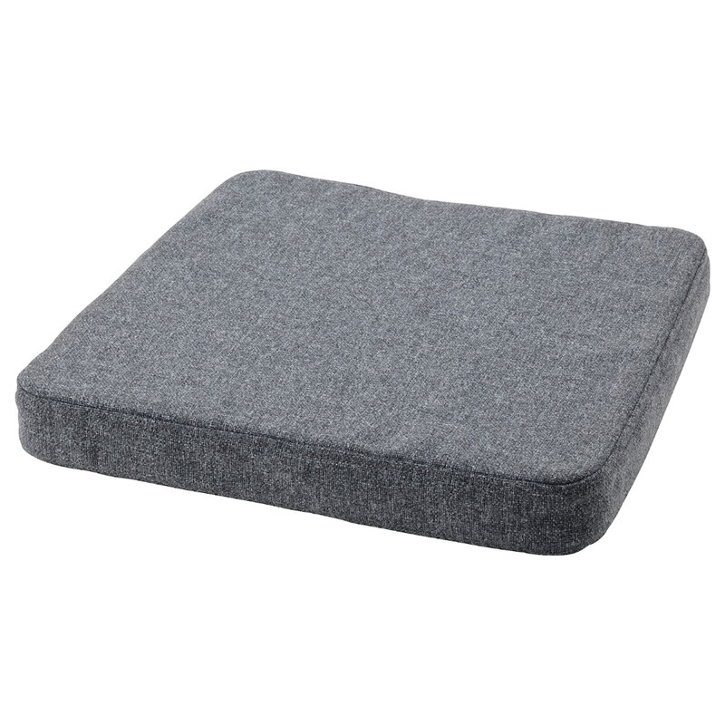 

Generic Chair Cushion Grey 39/35X37X5cm