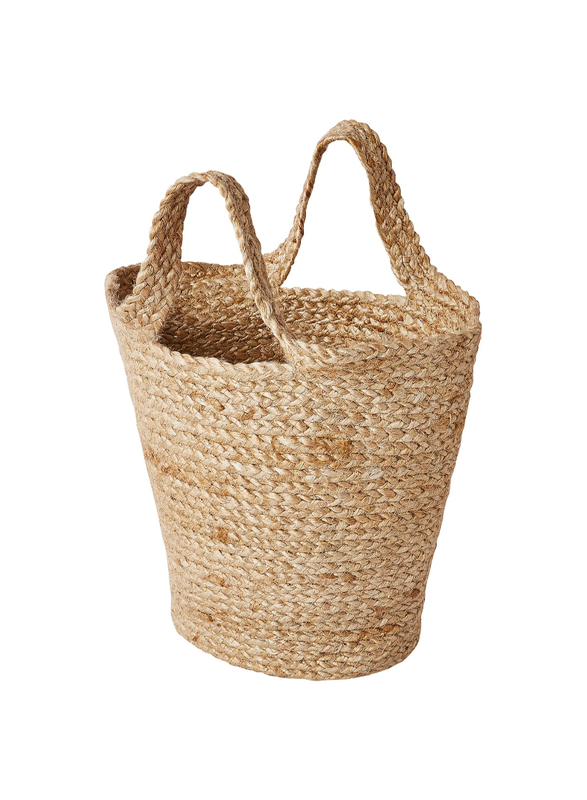 Hanging basket, jute