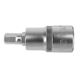 YATO Socket Bit 1/2" Hex 8mm L 50mm YT-04384