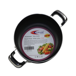 Kawashi'S High-Quality Cookware Dutch Oven With Glass Lid