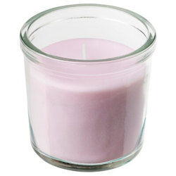 LUGNARE Scented candle in glass, 20 hr