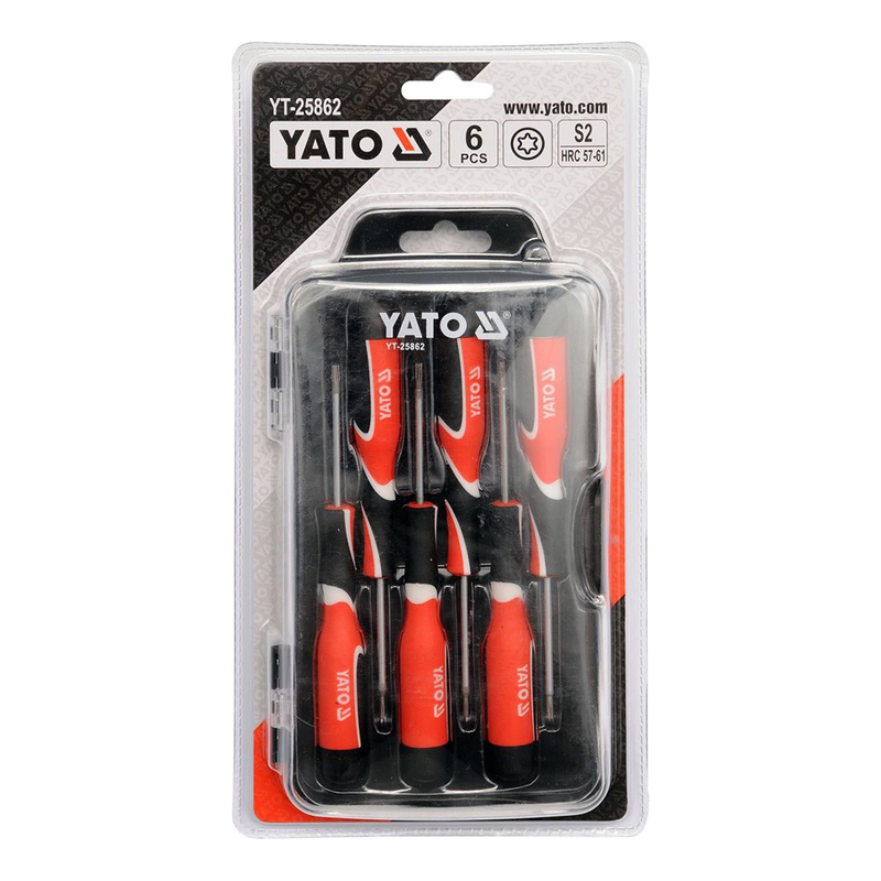 YATO Precision Screwdriver Set 6pcs Torx YT-25862