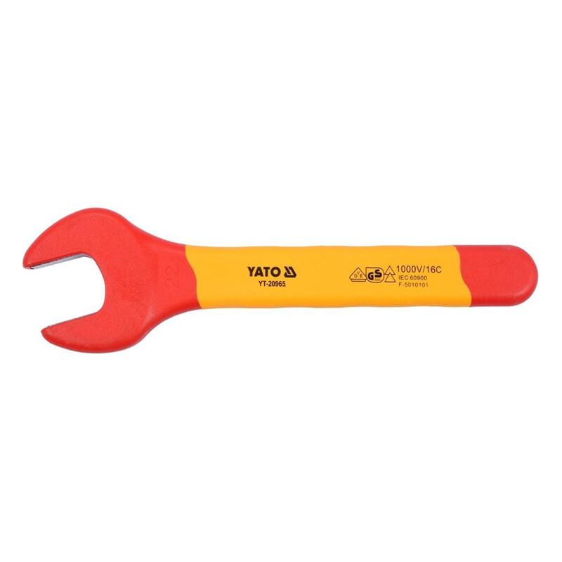 

YATO Insulated Open End Wrench 22mm VDE-1000V YT-20965