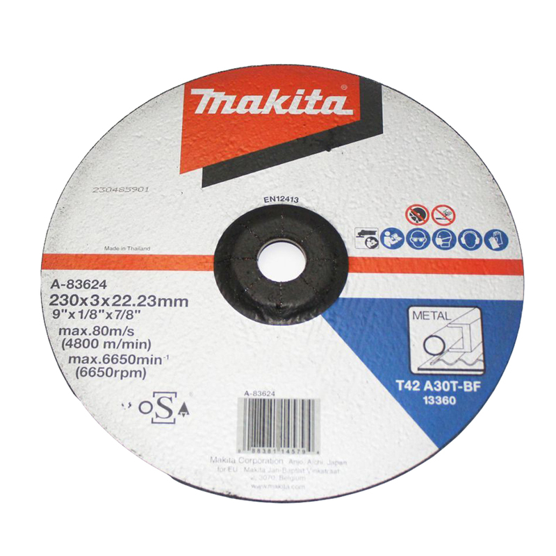 Makita Cutting Disc Metal 9 Inch A-83624/B62913