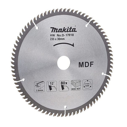 Makita MDF Blade 235mm 80T D-17918