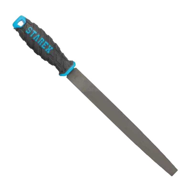 Starex File Flat 12" Soft Grey Rubber Handle T12 Steel