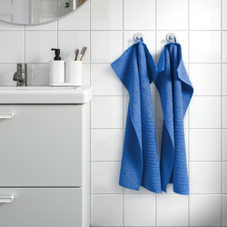 Hand towel, bright blue, 40x70 cm