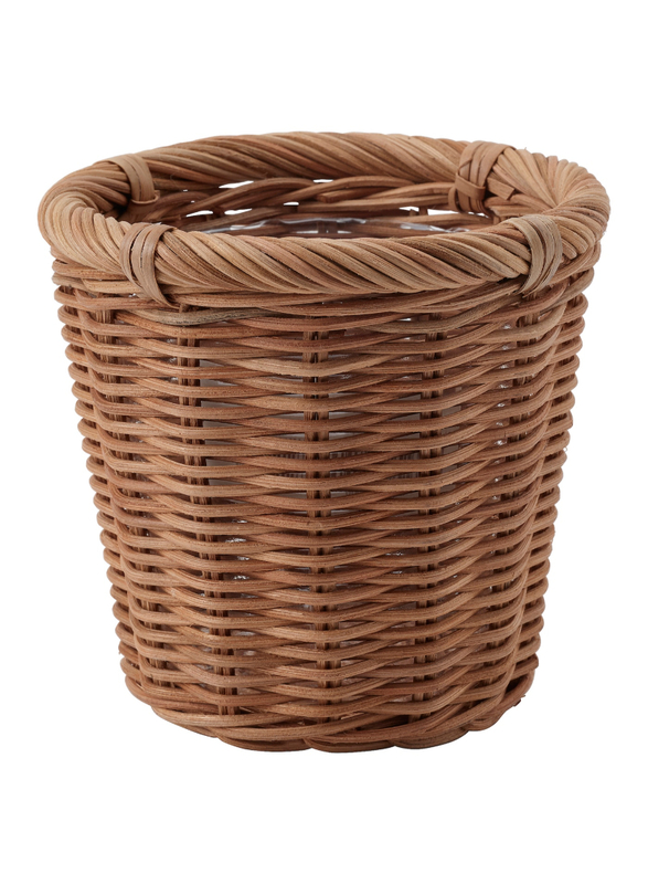 Plant pot, rattan, 12 cm