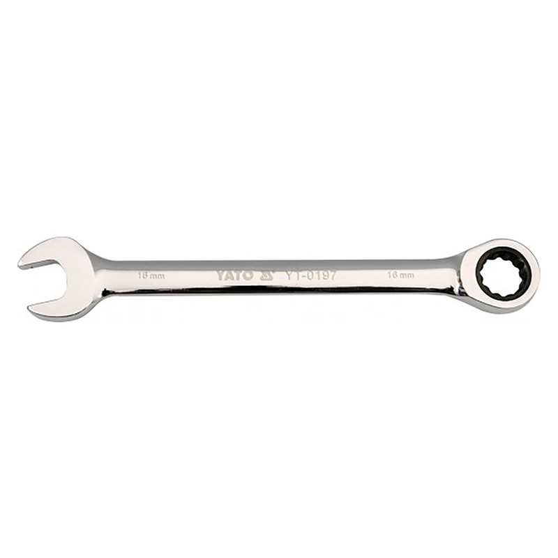 YATO Combination Ratchet Wrench 25mm W/Plastic Hanger YT-0203